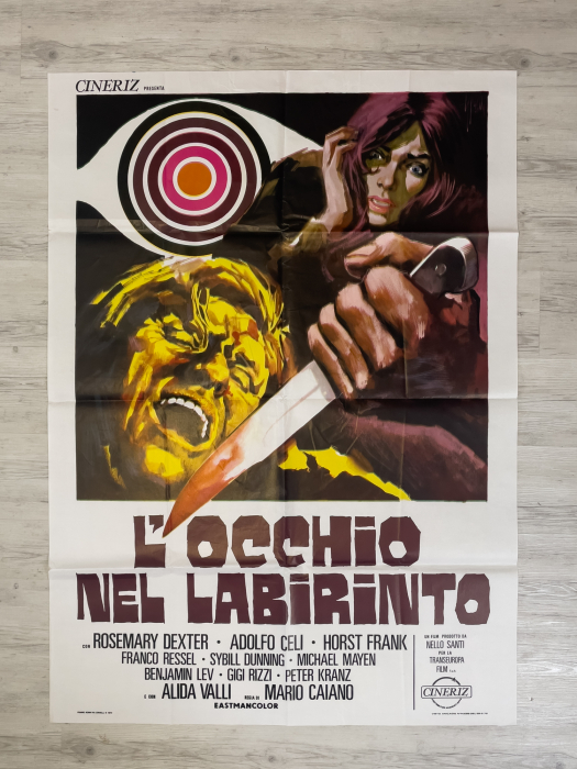 Eye in the Labyrinth / L'occhio nel labirinto - Italienisches Due-Fogli (2F)